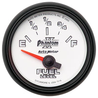 Thumbnail for Autometer Phantom II 2-1/16in 240E - 33F OHM Electric Fuel Level Gauge