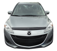 Thumbnail for AVS 12-14 Mazda 5 Carflector Low Profile Hood Shield - Smoke