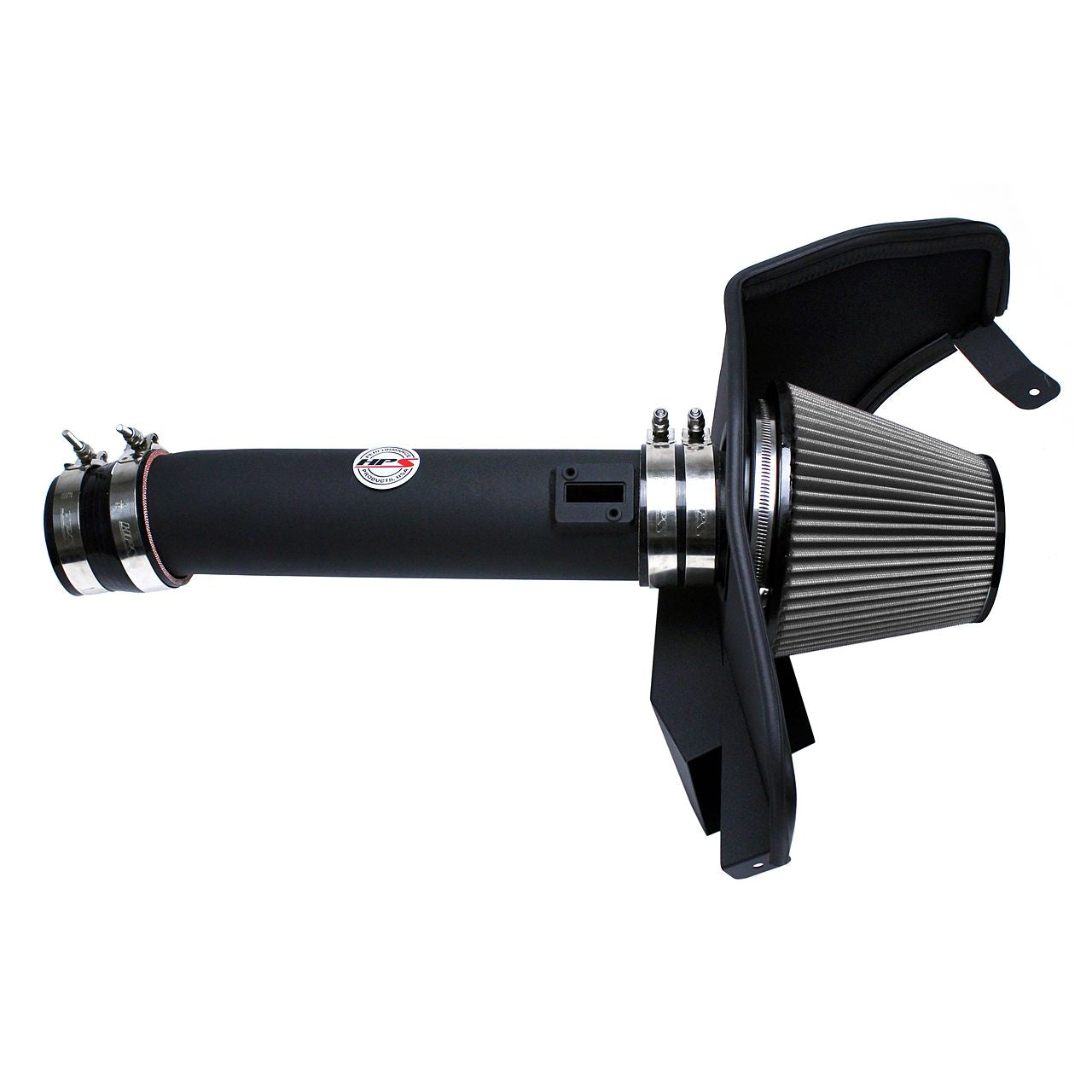 HPS Shortram Air Intake 2011-2014 Ford Mustang 3.7L V6, Includes Heat Shield, Black