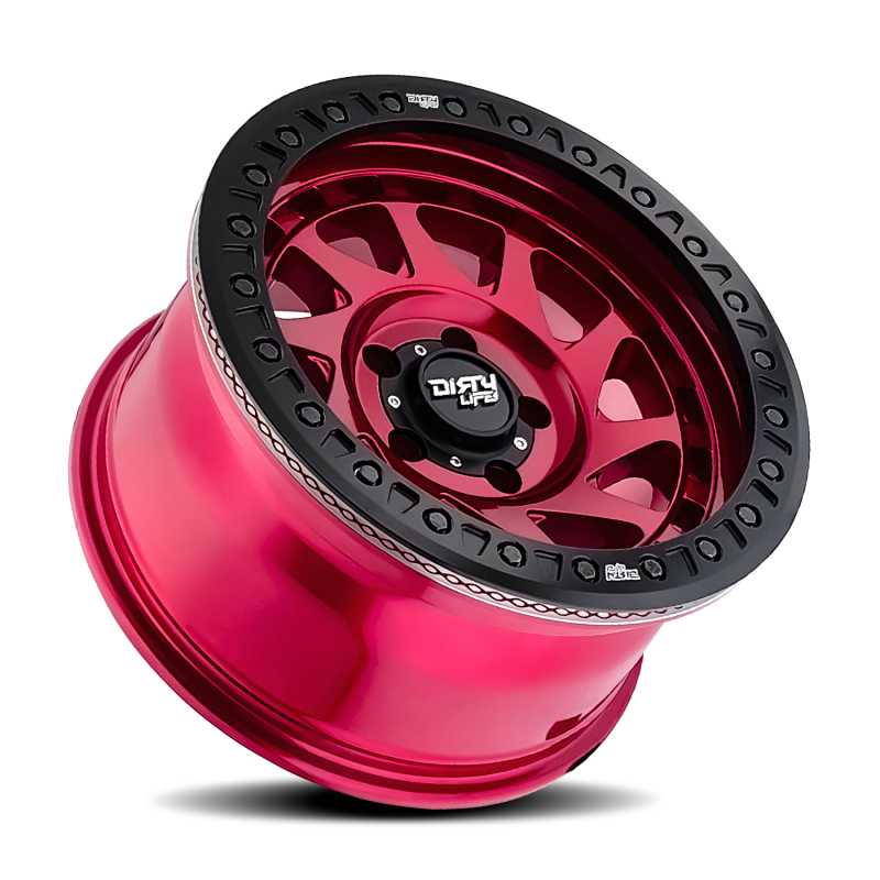 Dirty Life 9313 Enigma Race 17x9 / 6x135 BP / -38mm Offset / 87.1mm Hub Crimson Candy Red Wheel