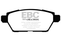 Thumbnail for EBC 06-09 Ford Fusion 2.3 Greenstuff Rear Brake Pads