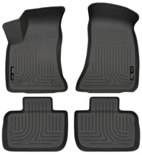 Thumbnail for Husky Liners 11-12 Dodge Charger/Chrysler 300 WeatherBeater Combo Black Floor Liners