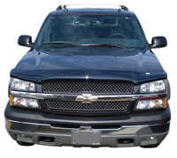 Thumbnail for AVS 02-06 Chevy Avalanche 1500 (w/Body Hardware) High Profile Bugflector II Hood Shield - Smoke