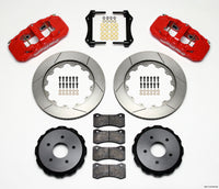 Thumbnail for Wilwood AERO4 Rear Kit 14.00in Red 97-04 Corvette C5/Z06 05-13 C6