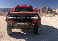 Thumbnail for AVS 21-23 Ford Bronco 2/4Dr. Excl. Raptor Aeroskin II Textured Low Profile Hood Shield - Black