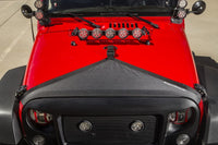 Thumbnail for Rugged Ridge Hood Bra Black 07-18 Jeep Wrangler JK/JKU