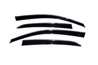 Thumbnail for AVS 07-11 Toyota Camry Ventvisor Low Profile Deflectors 4pc - Smoke w/Chrome Trim