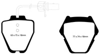 Thumbnail for EBC 99-01 Audi A6 Quattro 2.7 Twin Turbo Sedan (8 Pad Set) Redstuff Front Brake Pads