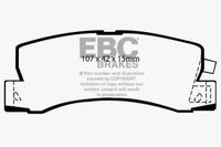 Thumbnail for EBC 90-91 Lexus ES250 2.5 Greenstuff Rear Brake Pads