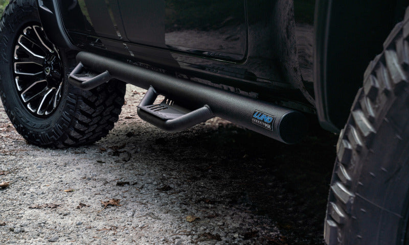 Lund 15-17 Chevy Colorado Ext. Cab Terrain HX Step Nerf Bars - Black