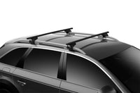 Thumbnail for Thule SquareBar 108 Load Bars for Evo Roof Rack System (2 Pack / 43in.) - Black