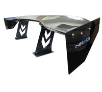 Thumbnail for NRG Carbon Fiber Spoiler - Universal (59in.) NRG Logo Large End Plates