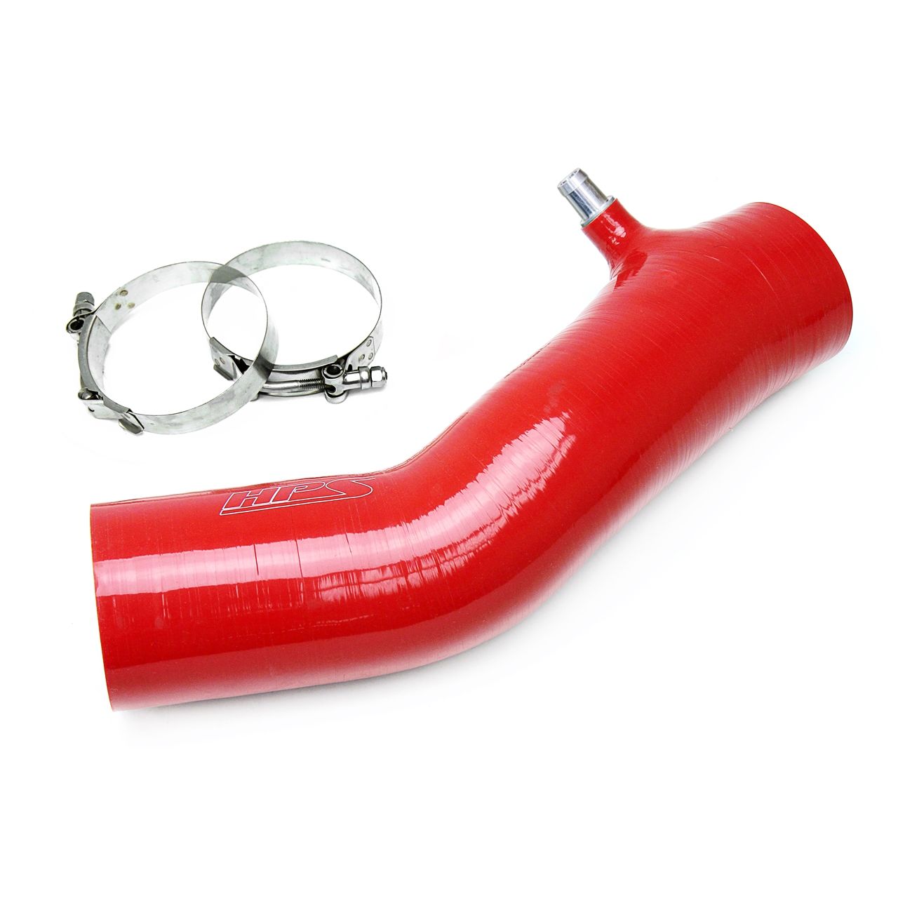 HPS Red Reinforced Silicone Post MAF Air Intake Hose Kit for Toyota 16-20 Tacoma 3.5L V6