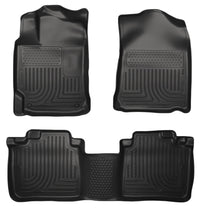 Thumbnail for Husky Liners 10-13 Lexus RX350/RX450h WeatherBeater Black Front & 2nd Seat Floor Liners