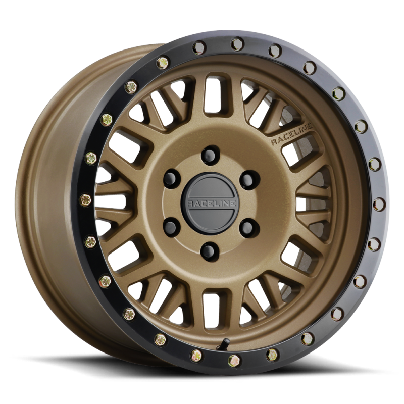 Raceline 951BZ Ryno 17x9in / 6x139.7 BP / -12mm Offset / 106.1mm Bore - Bronze Wheel