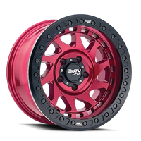 Thumbnail for Dirty Life 9313 Enigma Race 17x9 / 6x135 BP / -38mm Offset / 87.1mm Hub Crimson Candy Red Wheel