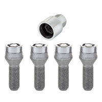 Thumbnail for McGard Wheel Lock Bolt Set - 4pk. (Cone Seat) M14X1.5 / 17mm Hex / 31.0mm Shank Length - Chrome