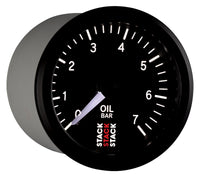 Thumbnail for Autometer Stack Instruments 52mm 0-7 BAR M10 (M) Mechanical Oil Pressure Gauge - Black