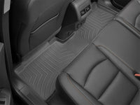 Thumbnail for WeatherTech 19-23 Chevrolet Silverado 1500 Crew Cab (1st Row Bucket Seats) Rear FloorLiner - Black