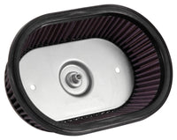 Thumbnail for K&N Universal Custom Air Filter - Oval Shape 9.313in OD / 2.375 Height