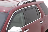 Thumbnail for AVS 10-17 GMC Terrain Ventvisor In-Channel Front & Rear Window Deflectors 4pc - Smoke