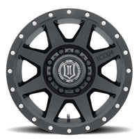 Thumbnail for ICON Rebound 17x8.5 8x6.5 13mm Offset 5.25in BS 121.4mm Bore Satin Black Wheel