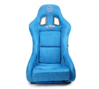 Thumbnail for NRG FRP Bucket Seat ULTRA Edition - Medium (Blue Alcantara/Pearlized Back)