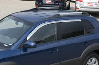 Thumbnail for Putco 05-08 Hyundai Tucson (Set of 4) - Tape On Install Element Chrome Window Visors