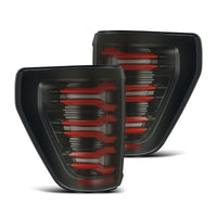 Thumbnail for AlphaRex 21-22 Ford F-150 LUXX LED Tailights Black/Red