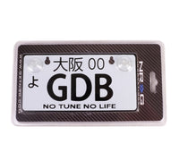 Thumbnail for NRG Mini JDM Style Aluminum License Plate (Suction-Cup Fit/Universal) - GDB