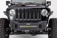 Thumbnail for Go Rhino 07-20 Jeep Wrangler JL/JLU/JK/JKU/Gladiator JT Rockline Front Stubby Bumper