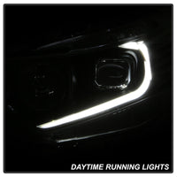 Thumbnail for xTune 09-14 Acura TSX Projector Headlights - Light Bar DRL - Black (PRO-JH-ATSX09-LB-BK)