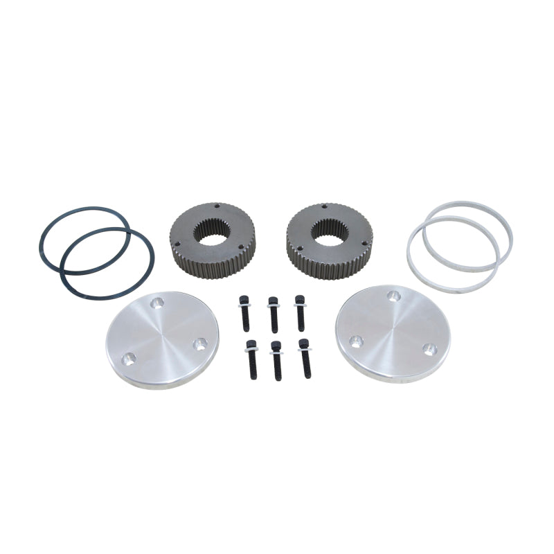 Yukon Gear Hardcore Drive Flange Kit For Dana 60 / 35 Spline Outer Stubs. Non-Engraved Caps