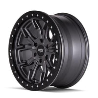 Thumbnail for Dirty Life 9303 DT-1 17x9/5x127 BP/-12mm Offset/78.1mm Hub Matte Gunmetal Wheel - Simulated Rashring