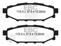 Thumbnail for EBC 12+ Subaru BRZ 2.0 (solid rear rotors) Greenstuff Rear Brake Pads