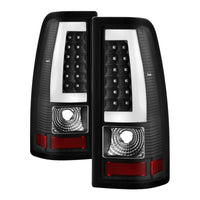 Thumbnail for xTune Chevy Silverado 1500 03-06 Tail Lights - Light Bar LED - Black ALT-JH-CS03-LBLED-BK