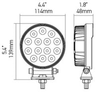 Thumbnail for Hella ValueFit Work Light 5RD 2.0 LED MV LR LT