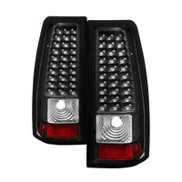 Thumbnail for Xtune Chevy Silverado 1500/2500/3500 99-02 LED Tail Lights Black ALT-ON-CS99-LED-BK