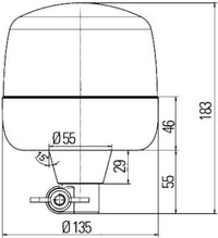 Thumbnail for Hella Led Lamp 12/24V Amber Flex Mounting 2Rl