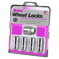 Thumbnail for McGard Wheel Lock Nut Set - 4pk. (Cone Seat) M12X1.75 / 13/16 Hex / 1.815in. Length - Chrome