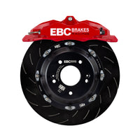 Thumbnail for EBC Racing 11-18 Ford Focus ST (Mk3) Red Apollo-4 Calipers 355mm Rotors Front Big Brake Kit