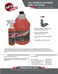 Thumbnail for aFe MagnumFLOW Pro Dry S Air Filter Power Cleaner - 1 Gallon