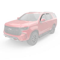 Thumbnail for EGR 21-23 Chevrolet Tahoe In-Channel Window Visors Front/Rear Set Matte Black