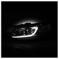 Thumbnail for xTune 09-14 Acura TSX Projector Headlights - Light Bar DRL - Chrome (PRO-JH-ATSX09-LB-C)