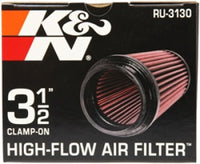 Thumbnail for K&N Filter Universal Rubber Filter 3 1/2 inch Flange 4 5/8 inch Base 3 1/2 inch Top 7 inch Height