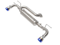 Thumbnail for aFe 19-22 Mazda 3 L4 2.5L Takeda 3in to 2-1/2in 304 SS Axle-Back Exhaust w/ Blue Flame Tip