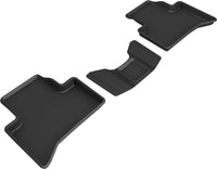 Thumbnail for 3D MAXpider 18-21 Alfa Romeo Stelvio / Stelvio Quadrifoglio Kagu 2nd Row Floormats - Black