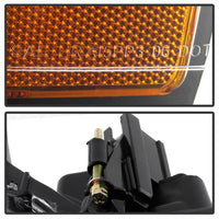 Thumbnail for Xtune Dodge Ram 1500 02-05 Amber Crystal Headlights Black HD-JH-DR02-AM-BK