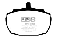 Thumbnail for EBC 91-93 Morgan 4/4 1.6 Greenstuff Front Brake Pads