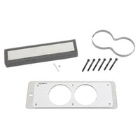 Thumbnail for Autometer Mounting Solutions Gauge Mount Gauge Cage Dual 2-5/8in Silver 87-93 Ford Mustang